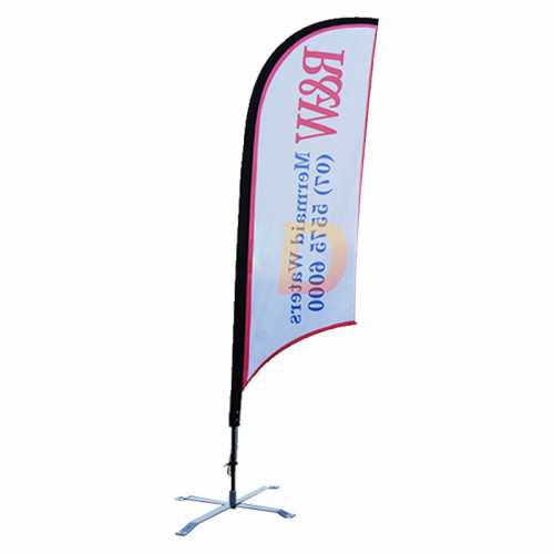 Durable Double Sided Beach Flag wholesale custom no moq Flying Flag with stand