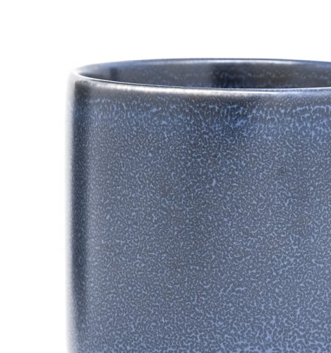 Ceramic 3D blue color Mug Ceramic Coffee Milk Mug with 3d reactive glaze