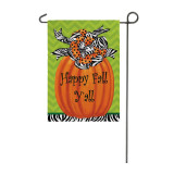 Autumn pumpkin print Thanksgiving garden flag custom double side camping garden banner