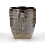 Brown colored ceramic mug vintage mugs with custom