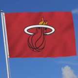 Top flag manufacturer 3*5 ft Polyester Los Angeles lakers flag sports  NBA flag custom  Banner