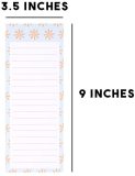 Myway Custom Floral Design Magnetic To Do List Memo Pad With magnet
