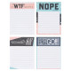 Myway Custom Cute Mini Funny Memo Pads To Do List for Work and Office Gift for Coworker Notepads 50 Sheets Per Pad