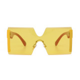 13345 Superhot Eyewear 2018 Fashion Women Sun glasses Oversized Square Rimless Sunglasses