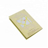 Custom envelope pocket cheap business card holder hotel key card holder printing