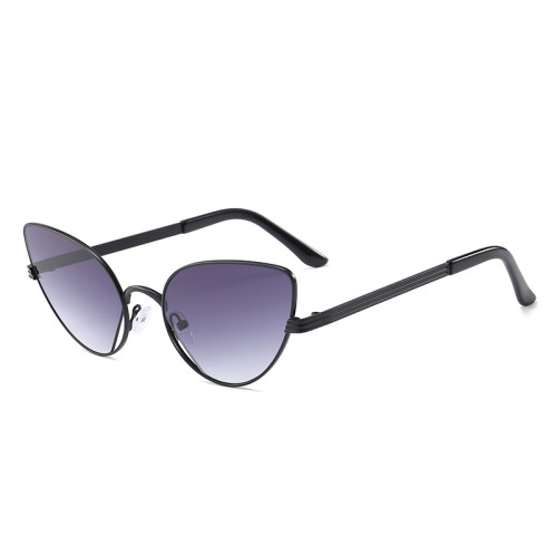 21640 Superhot Eyewear 2018 Fashion Brand Designer Cateye Sun glasses Metal Cat Eye Sunglasses