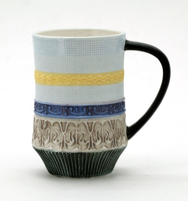 11oz Custom Coffee Mugs Geometry ceramic Tea water Mug cup