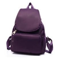 New nylon waterproof shoulder bag Korean version of the simple college wind leisure nylon travel backpack for women