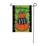 Autumn pumpkin print Thanksgiving garden flag custom double side camping garden banner