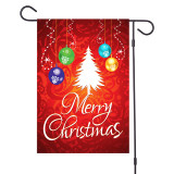 Newly arrived Customized Merry Christmas Banner Santa Pattern blank Garden Flag