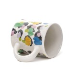 Custom printed coffee mugs everyday style ceramic mug with 3D stamp