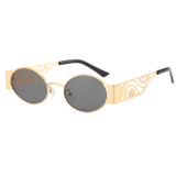 Superhot Eyewear 32932 Metal Frame Steam punk Small Round Sunglasses