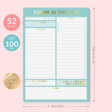 Daily Planner Notepad Undated Planner Daily Agenda To Do List Pad with Daily Checklist Organizer Planner