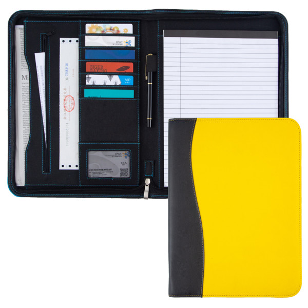 Customized Conference Document Bags Briefcase Folder in Leather