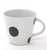 Black and white ceramic mug coffee tea water mugs for custom