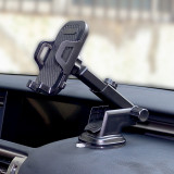 Dashboard Windshield Extendable Mobile Phone Car Mount Phone Holder, 360 Degree Swivel Head Car Cradle Clamp Cell Phone Stand