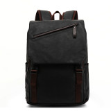 2021 Hot Selling Waterproof New PU Leather Backpack for Men Leisure Travel Business Backpack