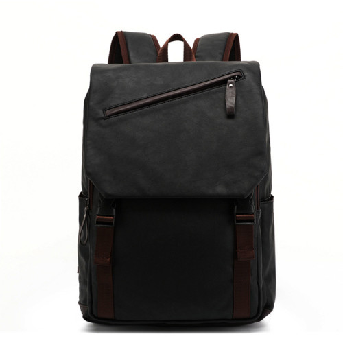 2021 Hot Selling Waterproof New PU Leather Backpack for Men Leisure Travel Business Backpack