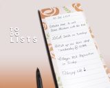 Myway Custom Floral Design Magnetic To Do List Memo Pad With magnet