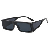 Superhot Eyewear 14745 Futuristic Rectangle Silver Mirrored Sunglasses