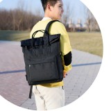 Business Casual Multi-function Travel Backpack Antitheft Roll Top Backpack