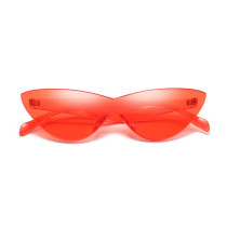 10151 Superthot Eyewear 2018 Thick Transparent Cateye Sun glasses Rimless Fashion Lady Cat Eye Candy Sunglasses