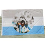Maradona salute flag Maradona custom flag 3*5ft