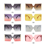 13345 Superhot Eyewear 2018 Fashion Women Sun glasses Oversized Square Rimless Sunglasses