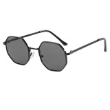 Superhot Eyewear 52200 Fashion 2021 Polygon Mirrored Lens Shades Metal Frame Sunglasses