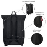 Womens & Mens Daypack Made from Recycled PET Bottles Rucksack for Leisure Roll Top Backpack