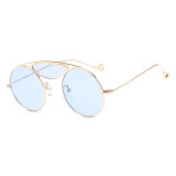 60716 Retro Vintage Metal Round Sunglasses Men Women Brand Designer Sun glasses Tinted Lens Shades