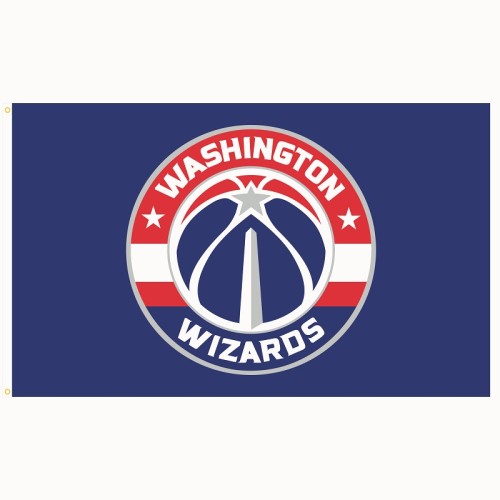 NBA High quality Fast delivery custom 90x150cm Washington wizards flag 3*5ft wholesale Washington wizards flag