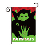 Supply Halloween double side print holiday flag custom party decoration blank yard garden flag