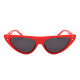 11929 Superhot Eyewear Retro Vintage Women Flat top Cat Eye Sunglasses