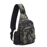 Wholesale Fashion Hiking Travel Army Military Camouflage Tactical Chest Bag Cross Body Single Shoulder Bag With Bottle Pocket