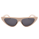11929 Superhot Eyewear Retro Vintage Women Flat top Cat Eye Sunglasses