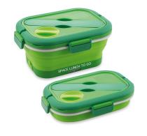 Hot sale electric silicone foldable lunch box