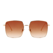 Superhot Eyewear 21833 New Oversized Fashion Women Men Brand Designer Sun glasses Retro Shades Big Square Metal Sunglasses