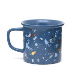2020 new marble mosaic ceramic solid color mug with decal on glaze