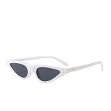 20633 Superhot 2018 Fashion Cateye Sun glasses Women Rivet Retro Vintage Small Cat Eye Sunglasses