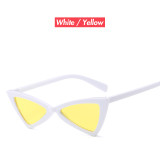 201401 Superhot Women Cat Eye Sun glasses Ladies Cateye Shades 2018 Red Bowknot Shaped Sunglasses