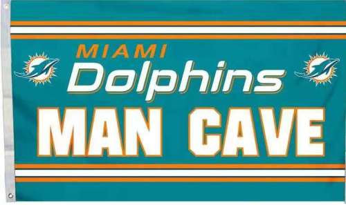 NFL Custom 90*150cm Miami Dolphins flag sample fast delivery