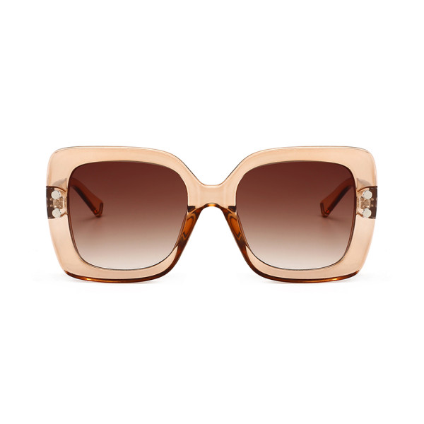 13032 Superhot Eyewear Fashion Women Brand Designer Square Gradient Shades Sunglasses