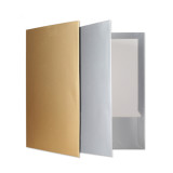 Cardboard File Presentation 2 Pocket Folders Custom Logo A3 Kraft Paper Office Stationery Customized Logo 1-4C Printing Kengteng