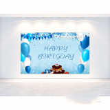 OEM custom happy Birthday Banners evening party decoration Holiday flag
