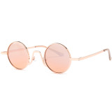 63316 Superhot Eyewear 2018 Small Black Round Metal Sun glasses Unisex Men Women Retro Vintage Sunglasses