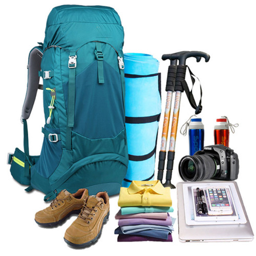 45L+5L custom Mountain Backpack with rain cover Shoulder Bag Large Capacity outdoor climbing camping Hiking backpack