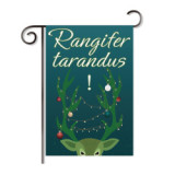 2 pcs order fast delivery 2020 tricot fabric Christmas garden decoration flag banner wholesale