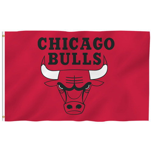 3x5ft wholesale NBA Chicago bulls customizable flag and banner