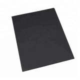 Wholesale custom logo printed black paper a4 folders with two pocket